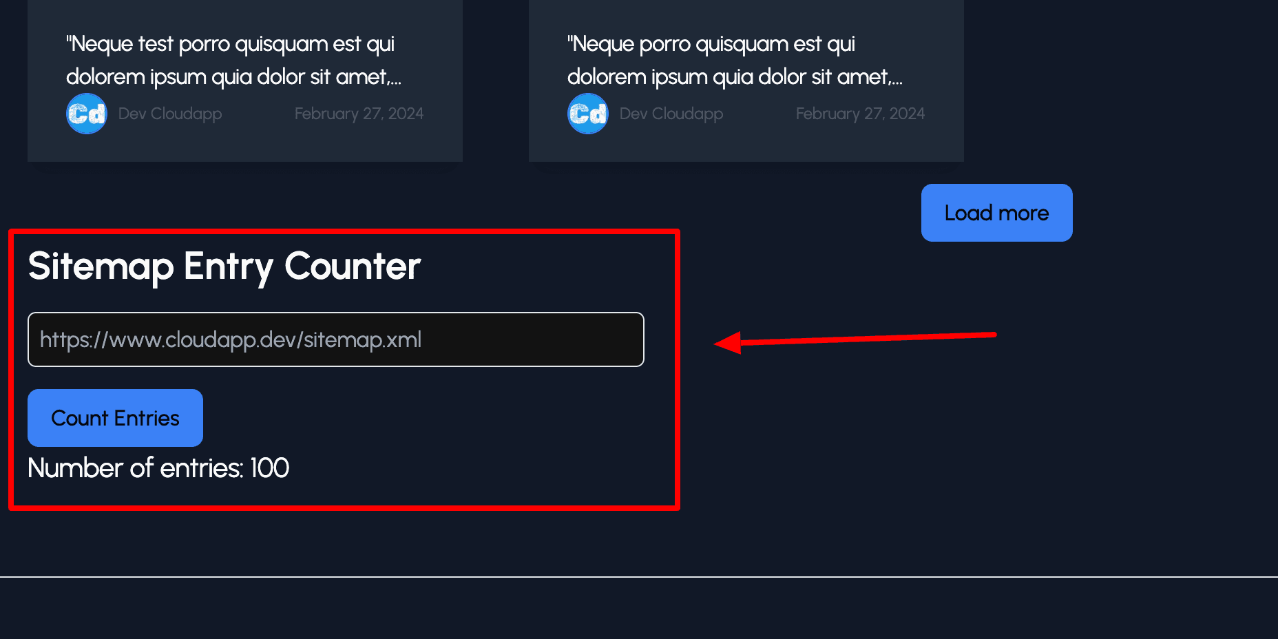 Sitemap-Counter-Frontend