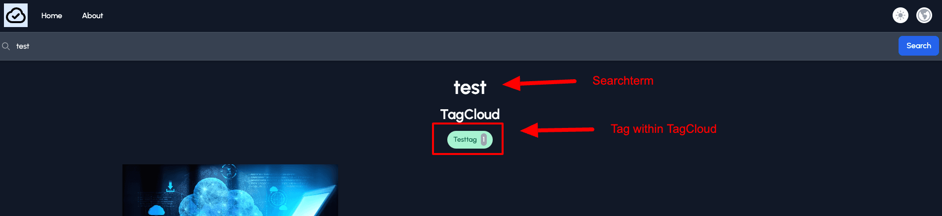 Tag TagCloud Searchpage