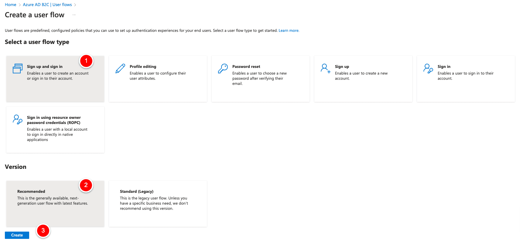 Create-a-user-flow-Microsoft-Azure
