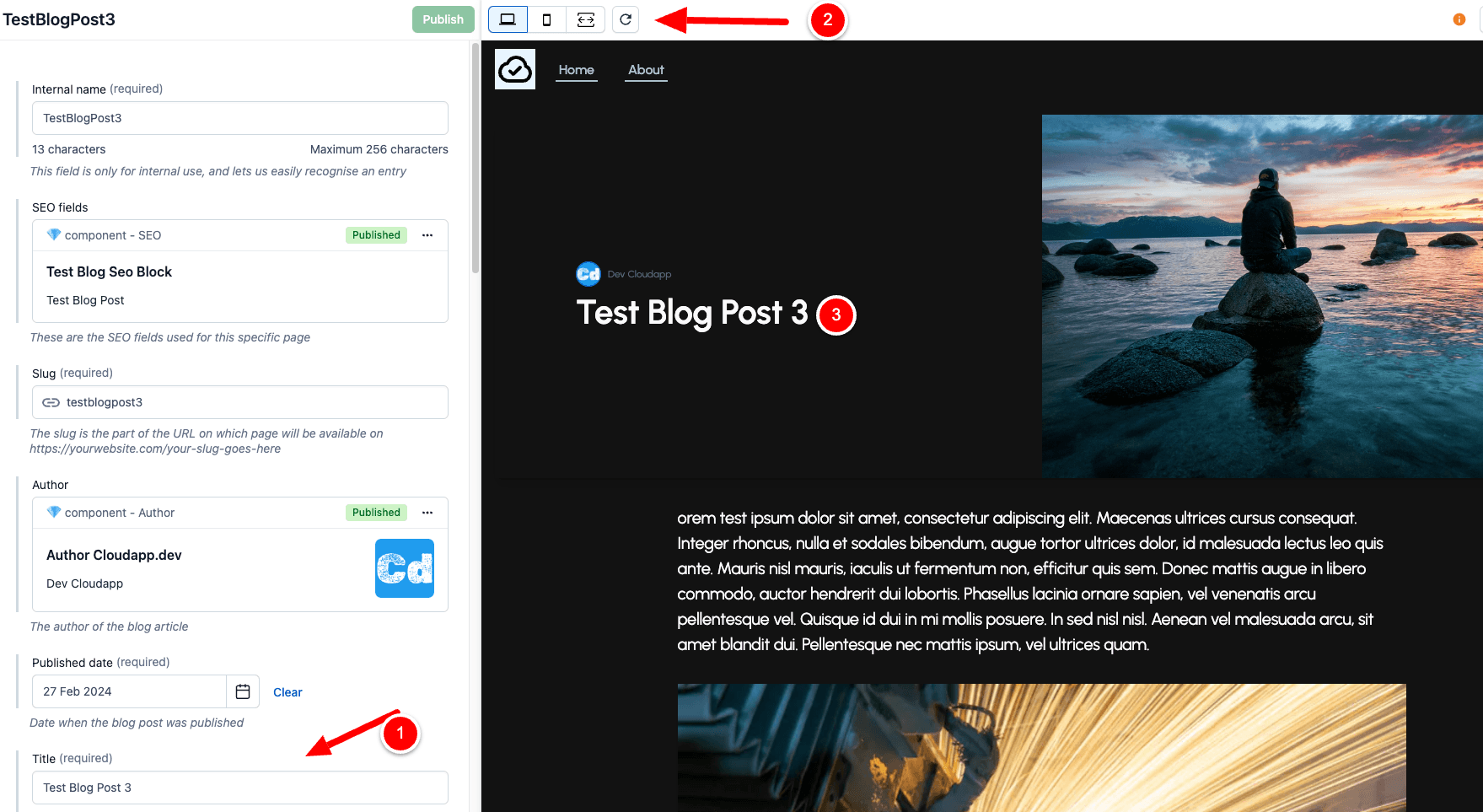 Content Preview Menu 5