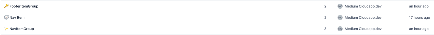 Contentful Contenttypes