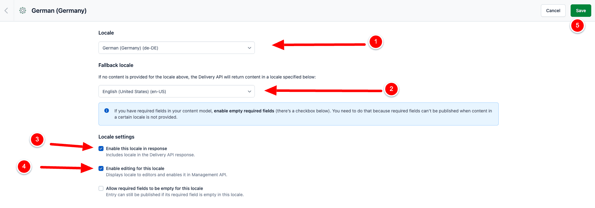 Contentful Locales Step3