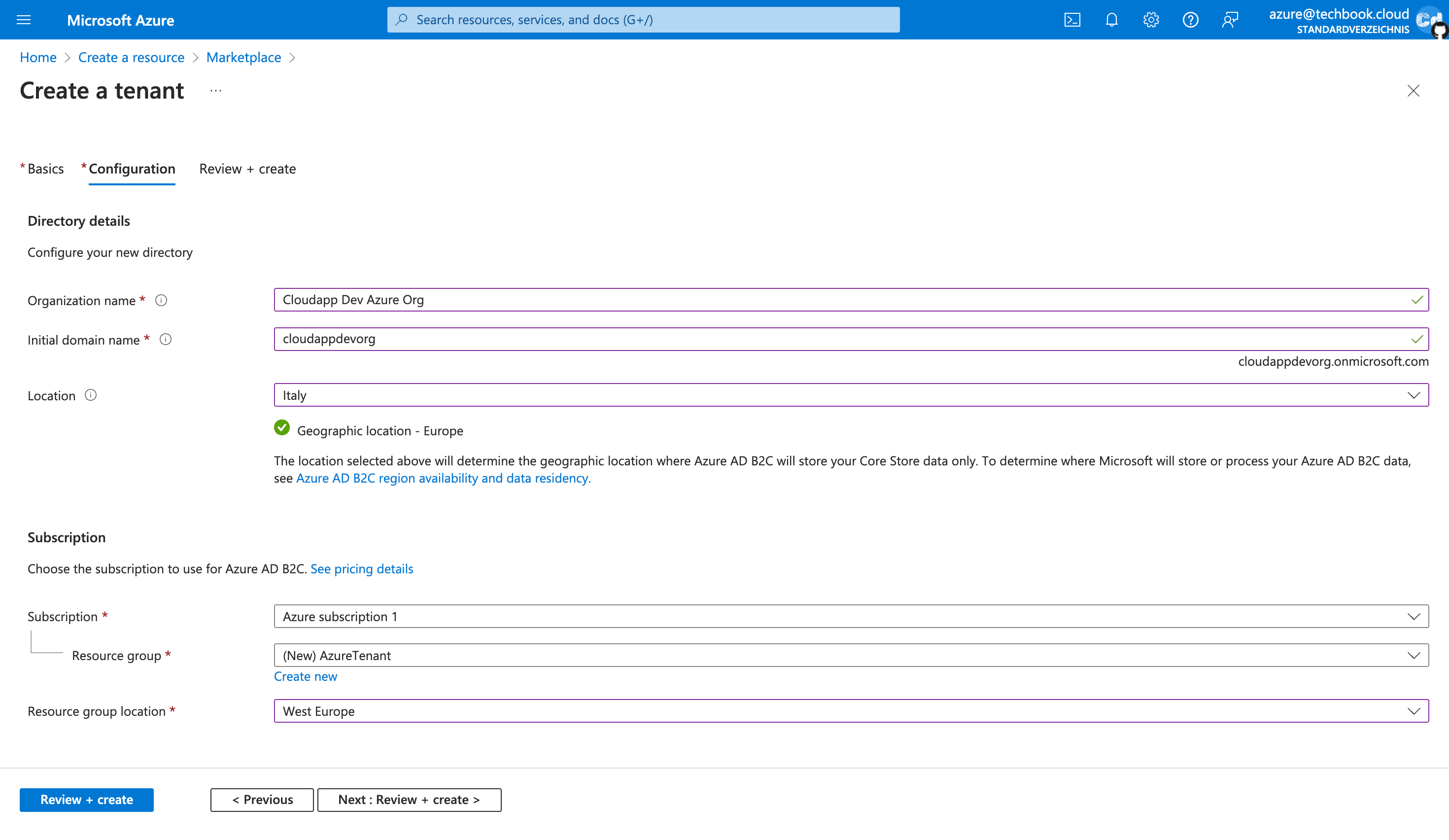 Create-a-tenant-Microsoft-Azure-2