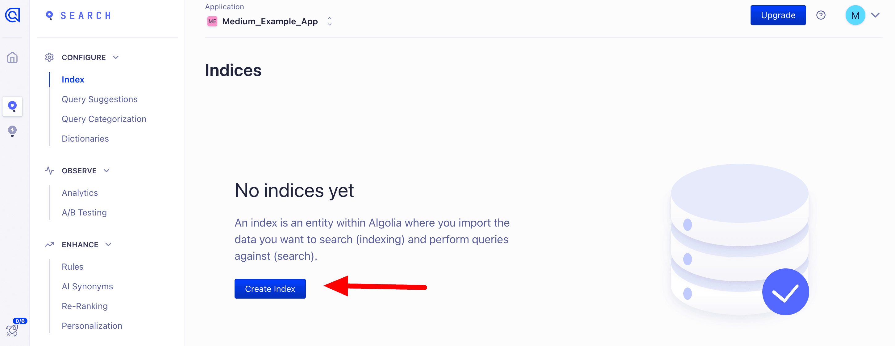 Indices-Algolia