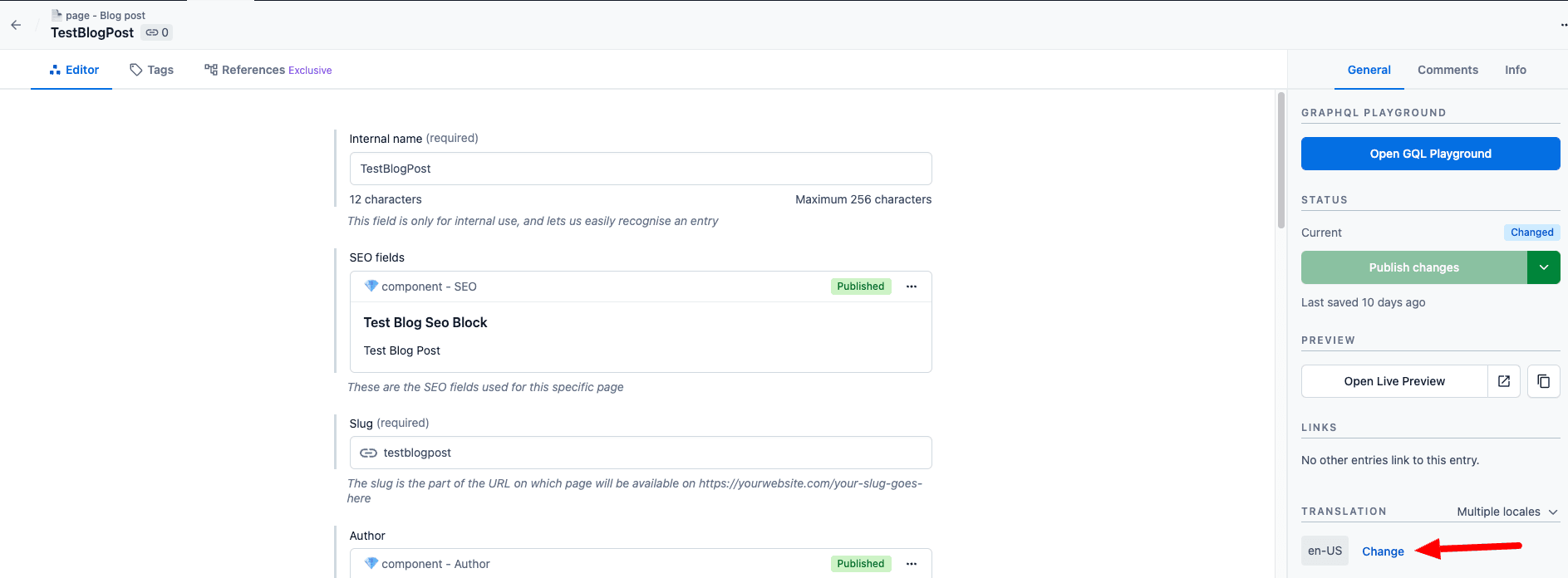 Contentful Locales Step5