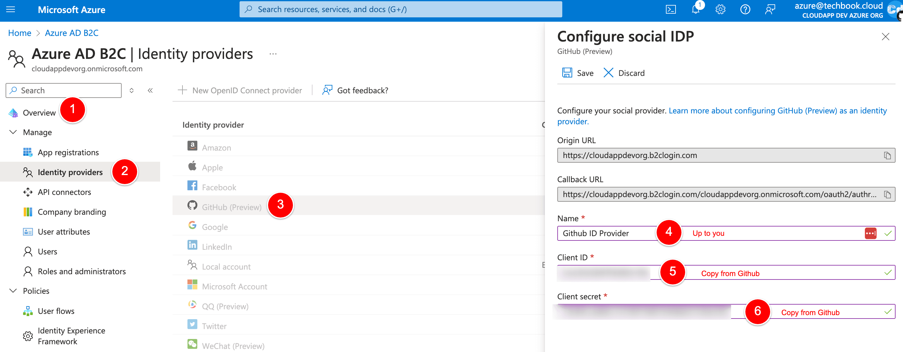 Github-AD-B2C-Setup
