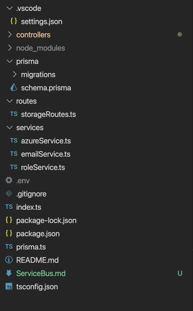 project-structure-vscode
