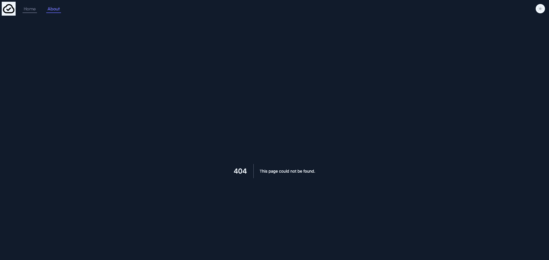 default 404