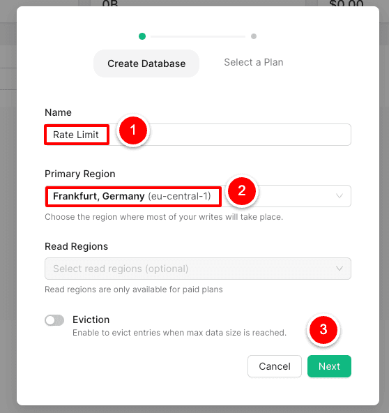 Redis-Upstash-DB-Creation