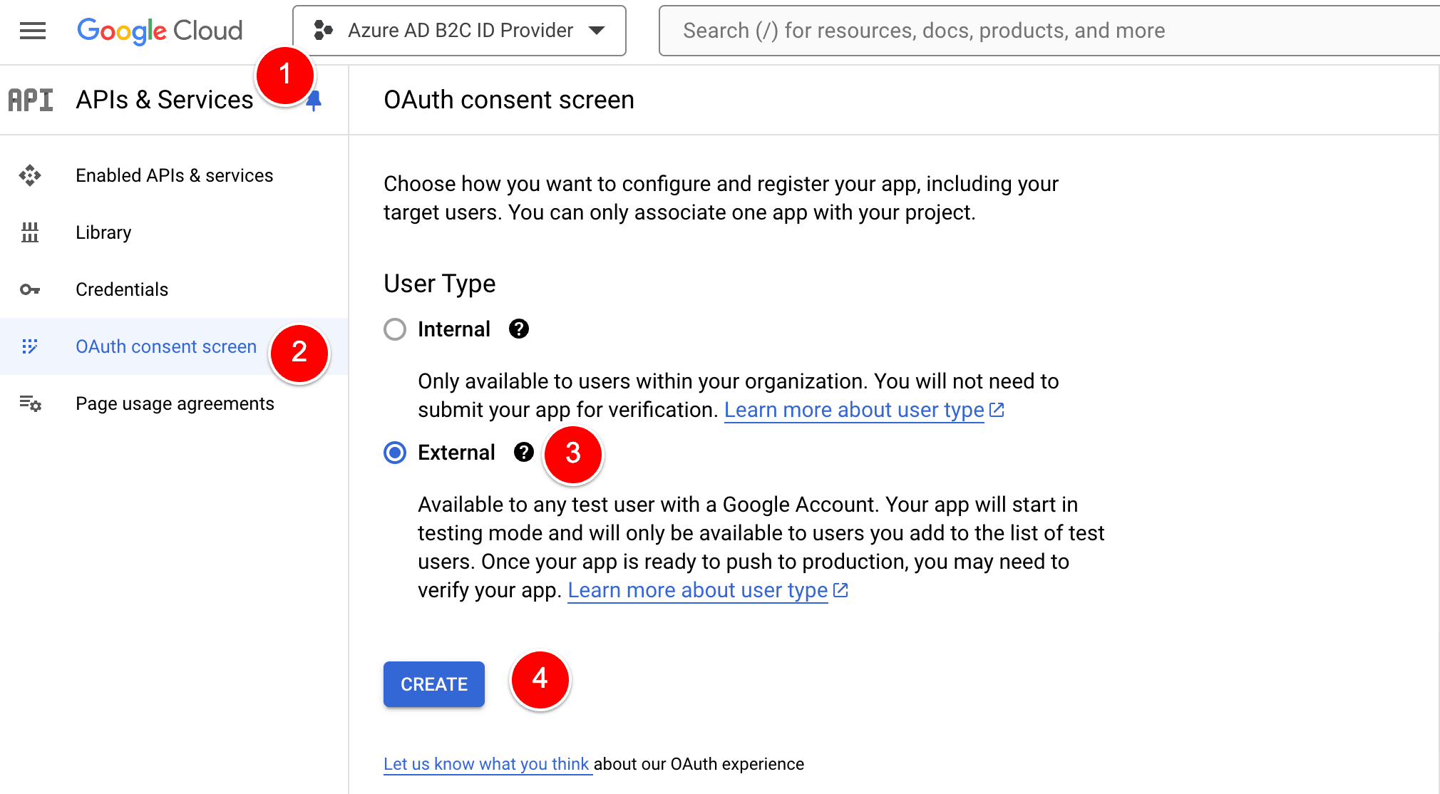 Google-Cloud-console-api-services