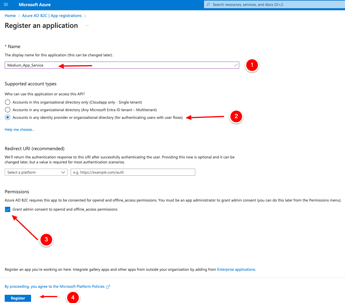 Register-an-application