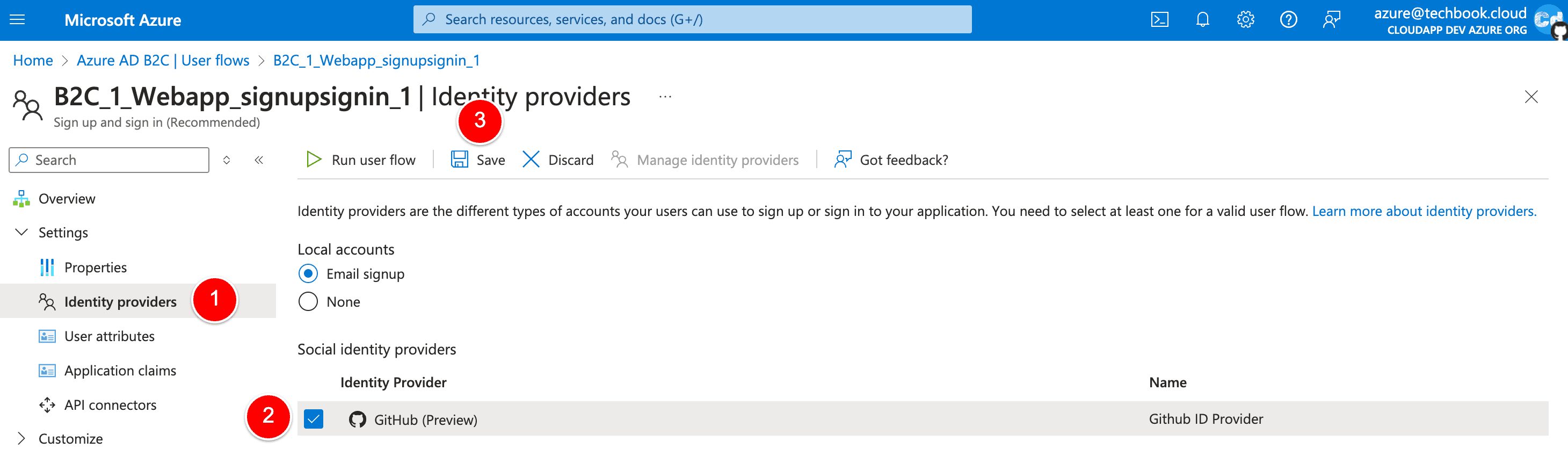 Github-AD-B2C-Userflow-Setup