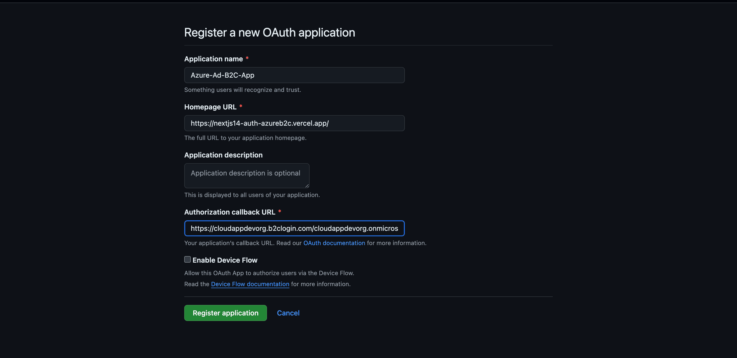 Github-Developer-applications Details