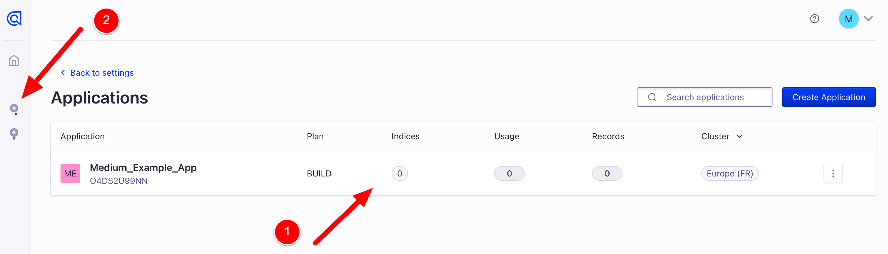 Applications-Algolia